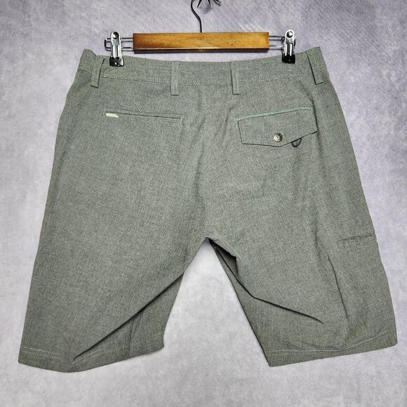 Linksoul Shorts Mens 30 Gray Performance Stretch Golf Casual Pocket Lightweight - Picture 1 of 13